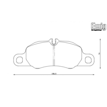 ENDLESS CCRg  Передние тормозные колодки для Porsche 911 (991) CARRERA/CARRERA 4
