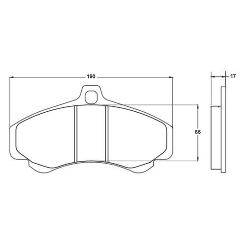 PERFORMANCE FRICTION Передние тормозные колодки для Porsche 911 (996) GT2/GT3 Mk2 / 911 (997) GT3/Turbo