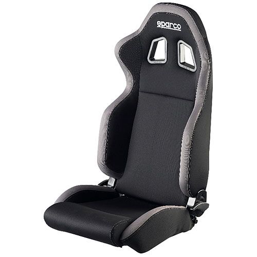 SPARCO Кресло R100, Черное/Серое