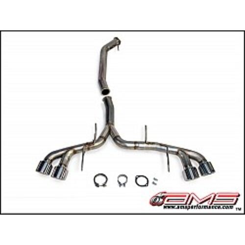 AMS A0320B-1A Выхлопная система кат-бек 90mm для Nissan GTR R35