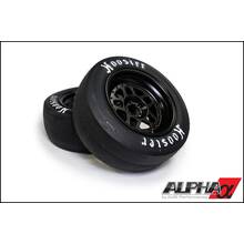 AMS ALP.07.11.0002-2 Alpha R35 GT-R Drag Wheel & Tire Package