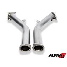 AMS ALP.28.05.0001-1 ALPHA Performance INFINITI Q50/Q60 Catless Lower Downpipe Kit