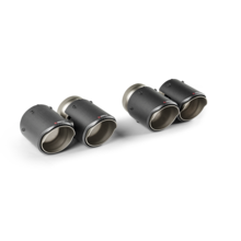 AKRAPOVIC насадки выхлопной системы (Carbon) для BMW M5 (G90/G99) (овальные)