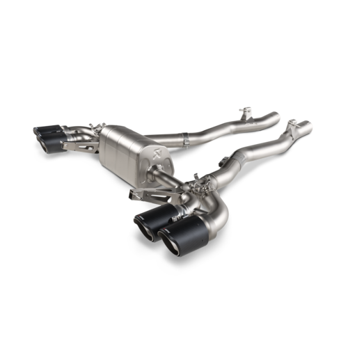 AKRAPOVIC Выхлопная система Slip-On Line (задняя часть) для BMW M8/M8 Competition (F91/F92) (OPF) (22+)