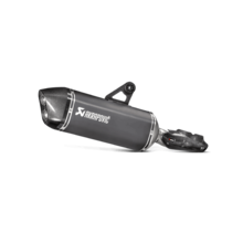 AKRAPOVIC Титановая выхлопная система Slip-On (Black) для BMW R1200GS (2013-2018)