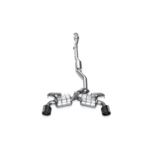 AKRAPOVIC Выхлоп Evolution Line для Mitsubishi Lancer EVO X (титан) без насадок