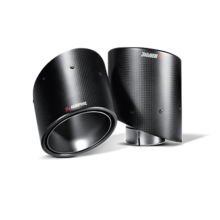 AKRAPOVIC комплект насадок для Mitsubishi EVO X / NISSAN 370Z (карбон)