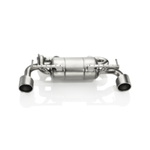 AKRAPOVIC задняя часть выхлопной системы Slip-On Line (сталь) Nissan 370Z (без насадок)