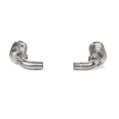 AKRAPOVIC Линк-пайпы со спорткатами 300cpsi (сталь) для Porsche 992 Carrera