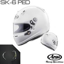ARAI Шлем для картинга SK-6 PED , белый, р-р L (59-60) , закрытый
