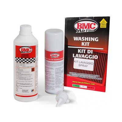 BMC Complete Filter Washing Kit - 500ml Detergent , 200ml Oil Spray