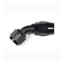 BlackRock Lab - 10 AN (10AN AN10) фитинг 45°, 20 серия Cutter Style,  ЧЁРНЫЙ