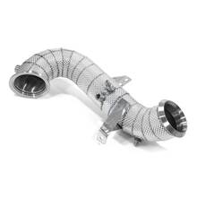 BlackRock даунпайп с термоэкраном (без катализатора) для Mercedes A45/A45S/CLA45/CLA45S (w177/c118)