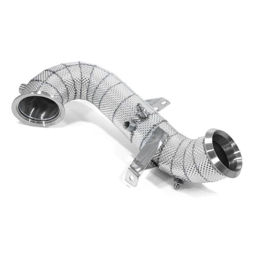 BlackRock даунпайп с термоэкраном (без катализатора) для Mercedes A45/A45S/CLA45/CLA45S (w177/c118)