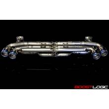 BOOSTLOGIC титановая выхлопная система для Porsche 991.1 Turbo/S (Blue)