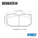 DC Brakes Street STR.S+ передние тормозные колодки для Subaru Impreza WRX/Nissan Silvia/Skyline/300zx/Mitsubishi GTO/3000GT (Sumitomo)