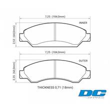 DC brakes Street HD передние тормозные колодки для Cadillac Escalade/ Chevrolet Tahoe/ GMC Yukon (2006+)