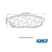 DC Brakes RT2 задние тормозные колодки для Subaru BRZ/Forester/Tribeca/GT86 DC Brakes RT2 задние тормозные колодки для Subaru BRZ/Forester/Tribeca/GT86