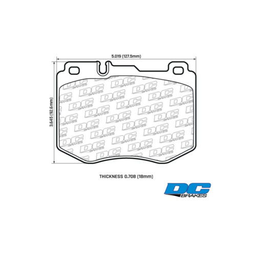 DC brakes STREET STRS+ передние тормозные колодки для Mercedes C43 Coupe/Cabrio AMG/C250-400/E200-350/GLC220-350 (w205/w213/c238/x253) DC brakes STREET STRS+ передние тормозные колодки для Mercedes C43 Coupe/Cabrio AMG/C250-400/E200-350/GLC220-350 (w205/w213/c238/x253)