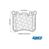 DC Brakes Street STRS+ Передние тормозные колодки для BMW X5M/X6M (E71/E70)