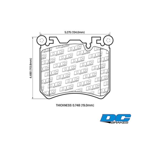 DC Brakes Street STRS+ Передние тормозные колодки для BMW X5M/X6M (E71/E70)