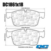 DC Brakes Street HD+ передние тормозные колодки для Jaguar F-pace/XE/XF/Range Rover Velar (2015+) (под 350мм диск)