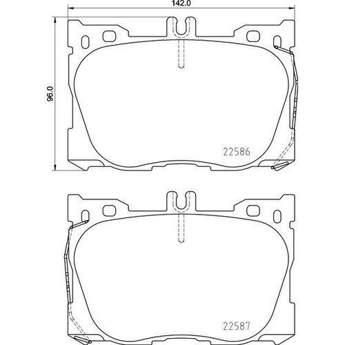 DC Brakes Street HD+ передние тормозные колодки для Mercedes C43/E43/GLC43 (w205/w213/c253)