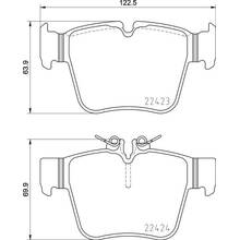 DC brakes STREET STR.S+ задние тормозные колодки для Mercedes C43/GLC43 AMG/GLC220-350 (w205/x253)
