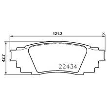 Brannor Ceramic задние тормозные колодки для Toyota Camry v70/Lexus ES/RX (2015+)