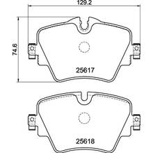 DC Brakes Street STR.S+ передние тормозные колодки BMW X1/X2/X3/520d/Mini Clubman/Countryman S (F48/F39/G01/G30/F54/F60) (под 307/330мм диск)