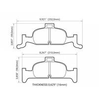 PowerStop Z23 передние тормозные колодки Audi A4/A5/A6/A7/Q5 (B9/C8/FY) (под 318/338мм диск)