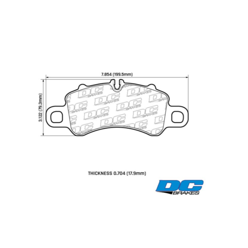 DC Brakes Street STRS+ передние тормозные колодки для Porsche 718 Cayman/Boxster/S/GTS 2.5/4.0L /911 (991.2) Carrera 4/GTS/911 (992) Carrera/4 DC Brakes Street STRS+ передние тормозные колодки для Porsche 718 Cayman/Boxster/S/GTS 2.5/4.0L /911 (991.2) Carrera 4/GTS/911 (992) Carrera/4