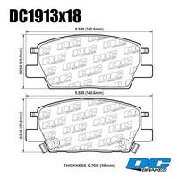 DC brakes Street STRS+ Передние тормозные колодки для CHEVROLET MALIBU (2015+)/EQUINOX (2017+)