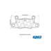 DC Brakes Street STRS+ Задние тормозные колодки для Porsche 911 (991.2/992) Carrera 4/4S/GTS/Cayenne Turbo 536