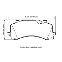 PowerStop Z23 передние тормозные колодки Audi Q7/SQ7/Q8/S6/A7/A8 (4M/c7/d5) (под 400мм диск)