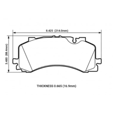 PowerStop Z23 передние тормозные колодки Audi Q7/SQ7/Q8/S6/A7/A8 (4M/c7/d5) (под 400мм диск)