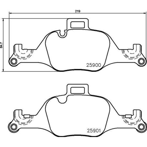 DC Brakes Street STR.S+ Передние тормозные колодки для BMW 3/4/5/6/7/X3/X5/X6 (G-series) (под 348x30мм диск)