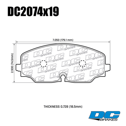 DC brakes Street HD+ передние тормозные колодки для VW Teramont