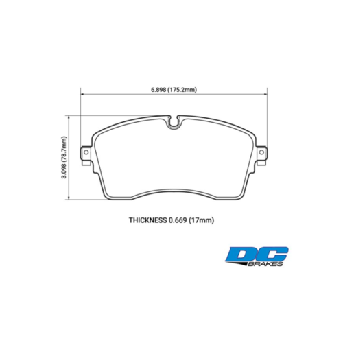 DC brakes Street HD+ передние тормозные колодки для Jaguar E-pace/Evoque mk2/Discovery Sport/Range Rover (под 349мм диск) DC brakes Street HD+ передние тормозные колодки для Jaguar E-pace/Evoque mk2/Discovery Sport/Range Rover (под 349мм диск)