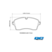 DC brakes Street HD+ передние тормозные колодки для Jaguar E-pace/Evoque mk2/Discovery Sport/Range Rover (под 349мм диск) DC brakes Street HD+ передние тормозные колодки для Jaguar E-pace/Evoque mk2/Discovery Sport/Range Rover (под 349мм диск)