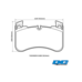 DC brakes Street HD+ передние тормозные колодки для Land Rover Defender (mk2)/Discovery (mk5)/Range Rover/ Sport 2.0/3.0L (под 363мм диск) (2018+)