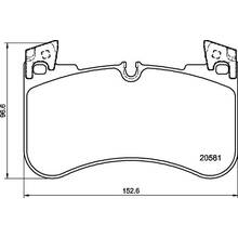 BRANNOR Ceramic передние тормозные колодки для Land Rover Defender (mk2)/Discovery (mk5)/Range Rover/ Sport 2.0/3.0L (под 363мм диск) (2018+)