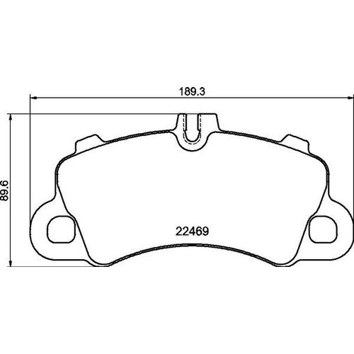 BRANNOR Ultimate Ceramic передние тормозные колодки для Porsche Cayenne/Coupe (536) 3.0/4.0L Turbo (под 350/415мм диск)