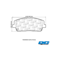DC Brakes Street HD+ передние тормозные колодки Hyundai Santa-Fe/ Kia Sorento Prime (2018+)/Palisade (20+) (под 340мм диск)