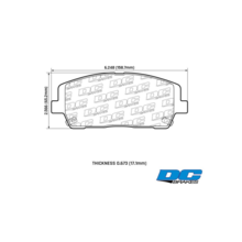 DC Brakes Street HD+ передние тормозные колодки Hyundai Santa-Fe/ Kia Sorento Prime (2018+)/Palisade (20+) (под 340мм диск)