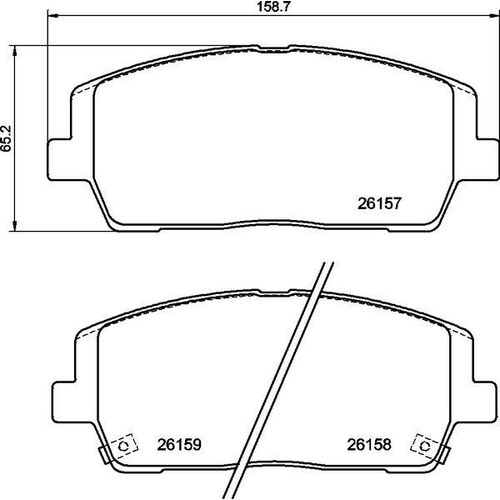 DC Brakes Street HD+ передние тормозные колодки Hyundai Santa-Fe/ Kia Sorento Prime (2018+)/Palisade (20+) (под 340мм диск)
