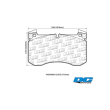 DC Brakes Street STRS+ Передние тормозные колодки для Mercedes GLE63/GLS63/G63 (c167/x167/w463a)