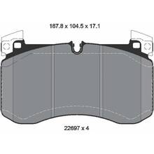 DC Brakes Street STRS+ Передние тормозные колодки для Mercedes GLE63/GLS63/G63 (c167/x167/w463a)