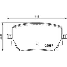 DC Brakes Street STRS+ задние тормозные колодки для Mercedes GLB/GLA/CLA/A 180-45AMG/ (x247/h247/c118/w177)