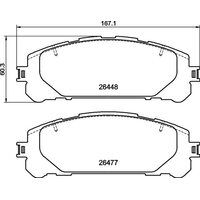 DC brakes Street HD+ передние тормозные колодки для TOYOTA HIGHLANDER U70 (2019+)